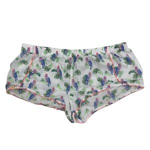 Victoria's Secret Flamingo Pajama Shorts Size Medium